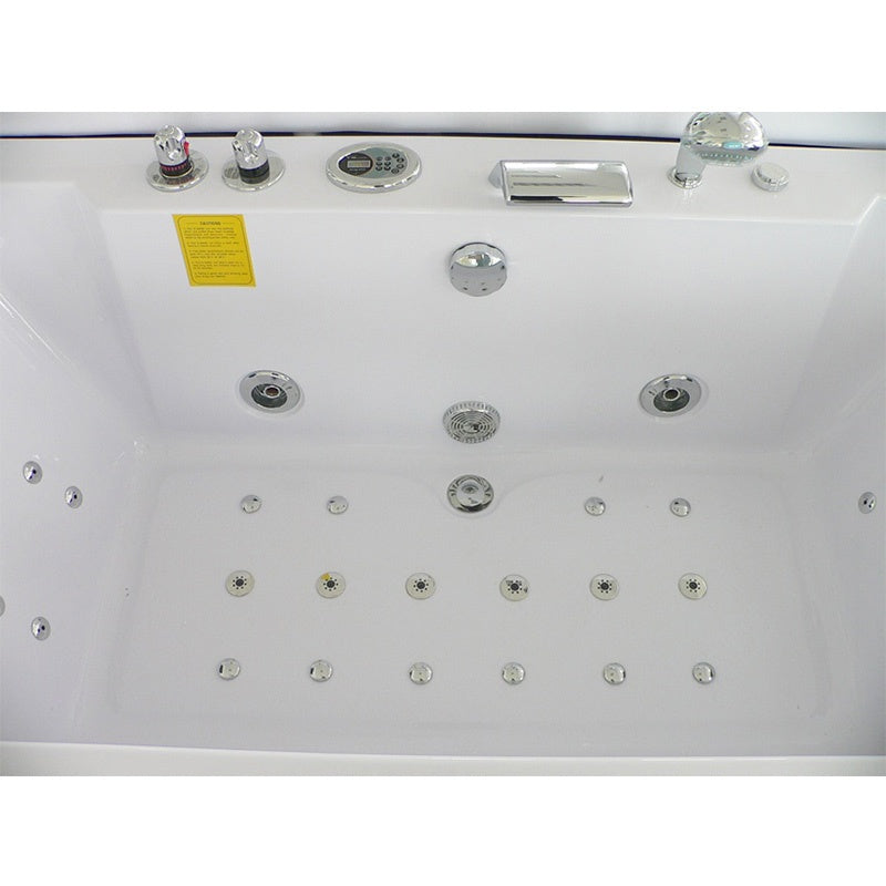 WANNA Z HYDROMASAŻEM LEVANTE 659H BIAŁA 180x90 CM LEVANTE-659H-180X90