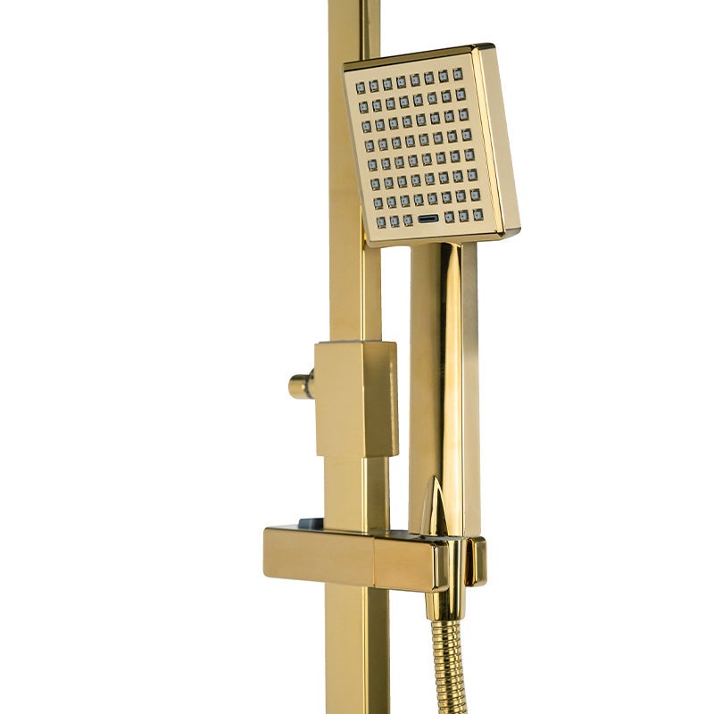 BATERIA PRYSZNICOWA ŁAZIENKOWA Z DESZCZOWNICĄ F170C ZŁOTA F170C-GL
