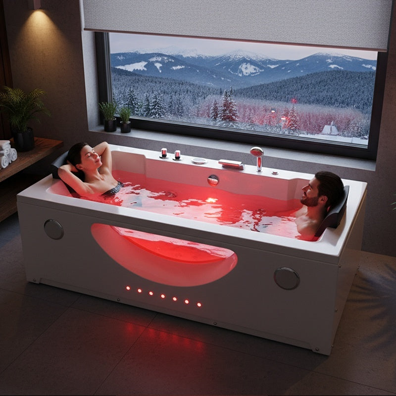 WANNA Z HYDROMASAŻEM LEVANTE 659H BIAŁA 180x90 CM LEVANTE-659H-180X90