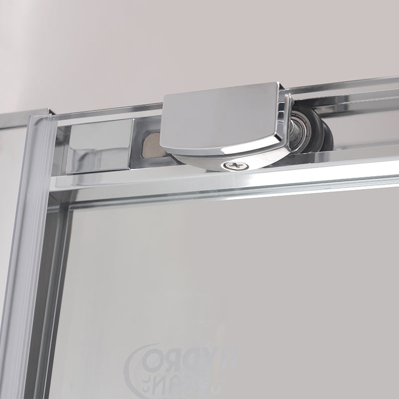 KABINA PRYSZNICOWA PROSTOKĄTNA SUPER SLIM NOVA CHROM 100x80 CM 6 MM NOVA-CH-100X80