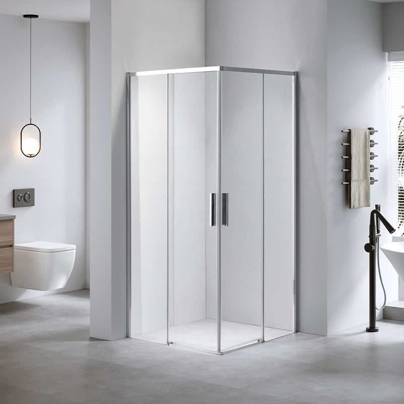KABINA PRYSZNICOWA KWADRATOWA SUPER SLIM NOVA CHROM 80x80 CM 6 MM NOVA-CH-80X80