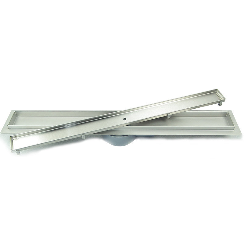 ODPŁYW LINIOWY DL02 360 OBROTOWY 80 CM SATIN SYFON DL02-360-ST80