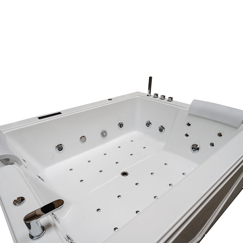 WANNA Z HYDROMASAŻEM DIABLO 666 DO ZABUDOWY BIAŁA 180x150 CM + OBUDOWA DIABLO-666-180+OBUD