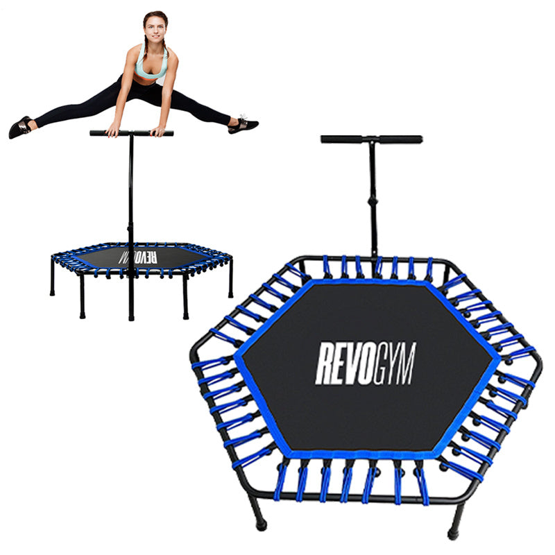 TRAMPOLINA FITNESS NIEBIESKA 130 CM TRAMP-FITNESS-130