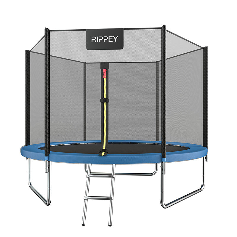 TRAMPOLINA OGRODOWA DLA DZIECI ZUMA 8FT CZARNO/NIEBIESKA 244 CM 8FT-ZUMA-244