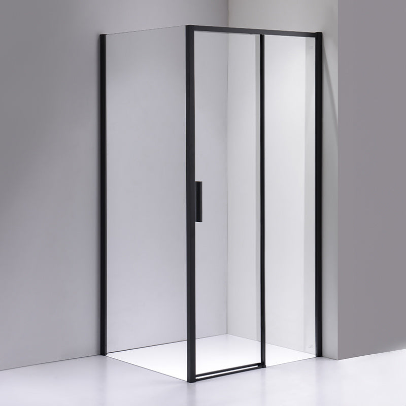 KABINA PRYSZNICOWA PROSTOKĄTNA SUPER SLIM NOVA CZARNA 120x80 CM 6 MM NOVA-BL-120X80