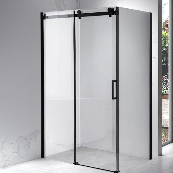 KABINA PRYSZNICOWA PROSTOKĄTNA BS14B CZARNA 110x90 CM BS14B-110X90