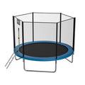 TRAMPOLINA OGRODOWA DLA DZIECI ZUMA 8FT CZARNO/NIEBIESKA 244 CM 8FT-ZUMA-244