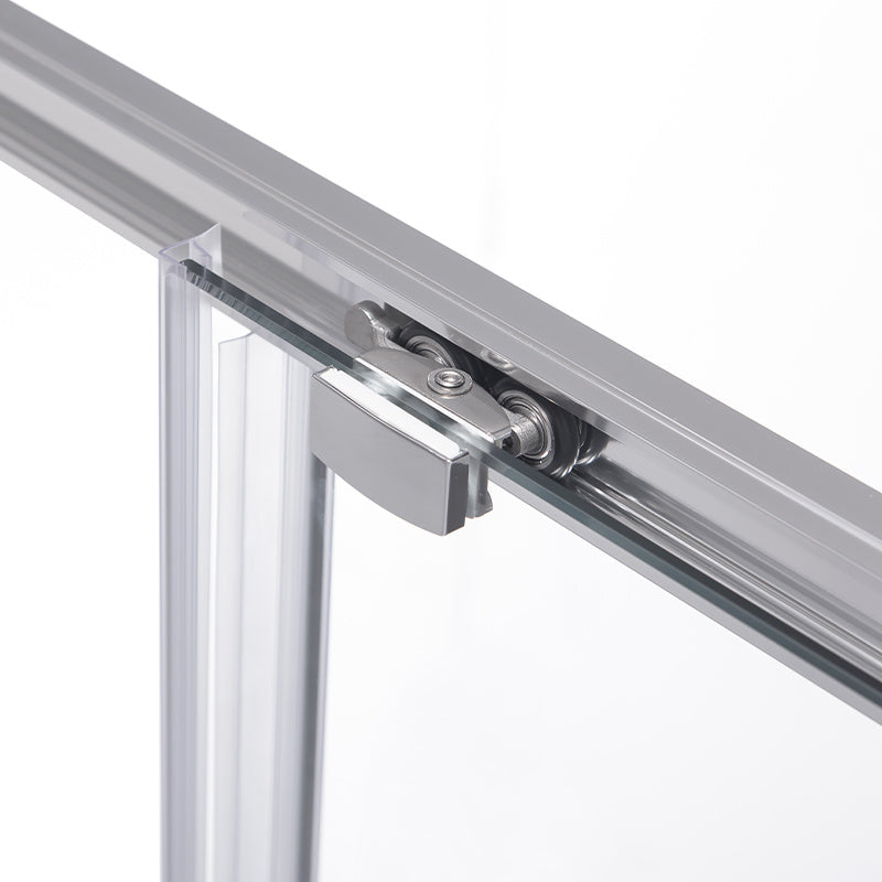 DRZWI PRYSZNICOWE SUPER SLIM NOVA CHROM 120 CM 6 MM NOVA-CH-120