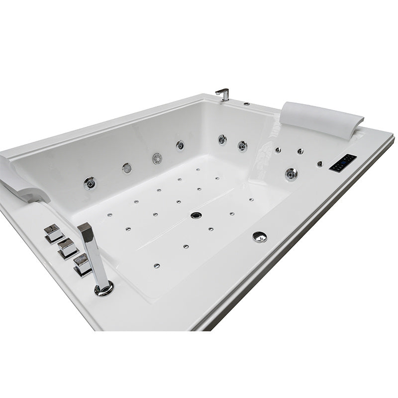 WANNA Z HYDROMASAŻEM DIABLO 666 DO ZABUDOWY BIAŁA 180x150 CM + OBUDOWA DIABLO-666-180+OBUD