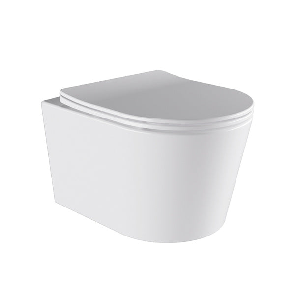 MISKA WC WISZĄCA TORNADO ELITE-WH-03 BIAŁA DESKA WOLNOOPADAJĄCA DUROPLAST ELITE-WH-03