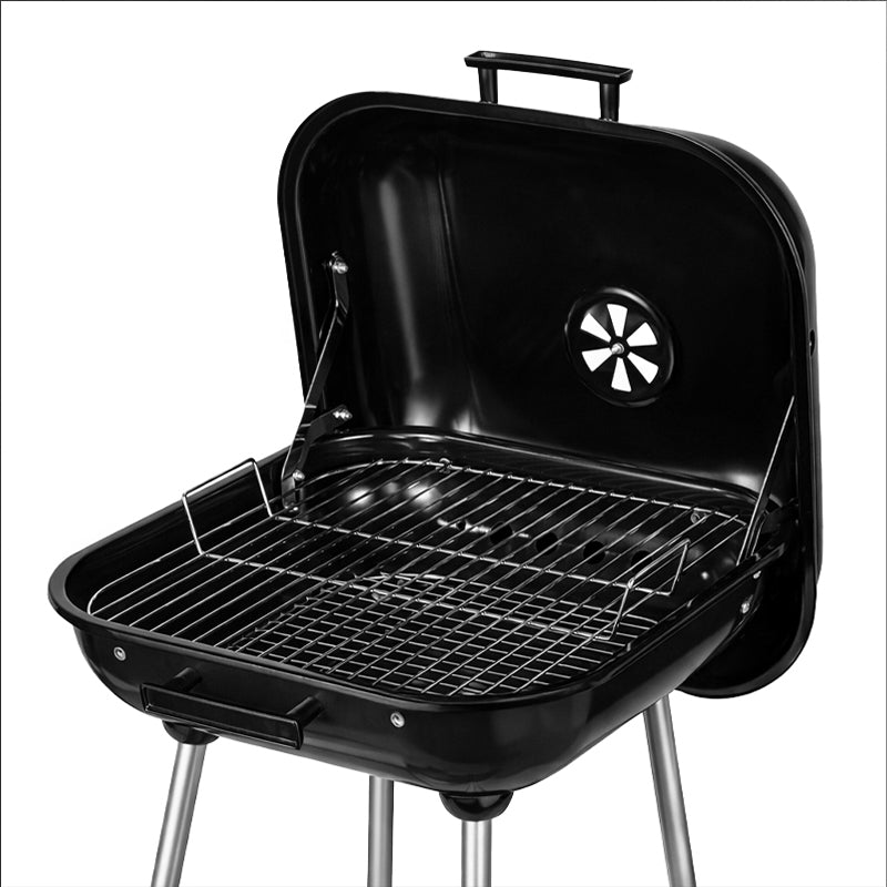 GRILL OGRODOWY WĘGLOWY Z POKRYWĄ VL05 CZARNY VL05-BLACK