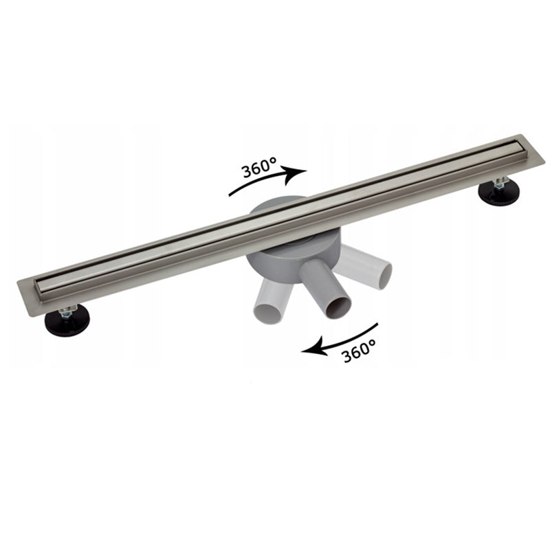 ODPŁYW LINIOWY OBROTOWY SLIM DL03 SATIN 90 CM DL03-SLIM-ST90