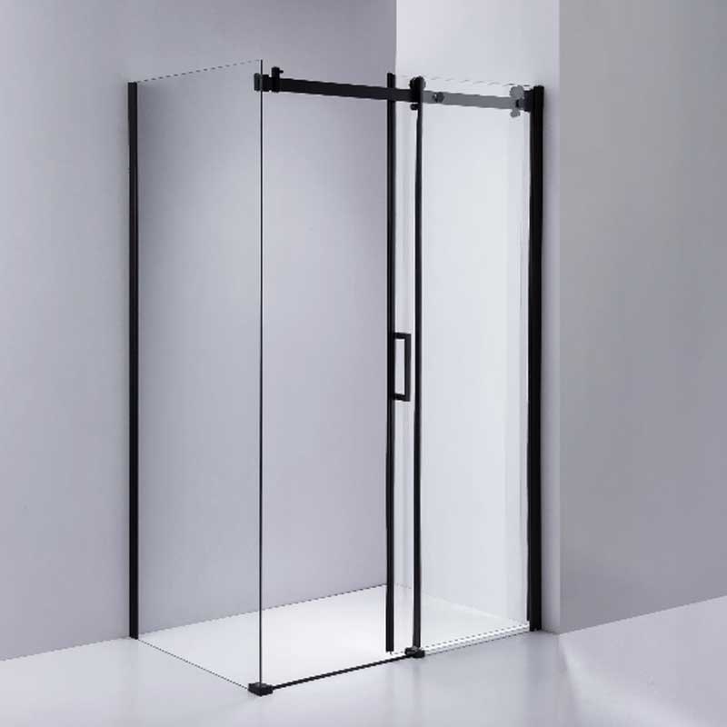 KABINA PRYSZNICOWA PROSTOKĄTNA BS14B CZARNA 110x90 CM BS14B-110X90