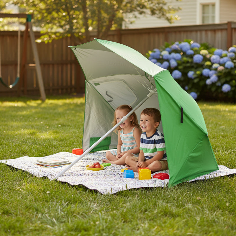 PARASOL PLAŻOWY OGRODOWY BALKONOWY TRITON 1B ZIELONY 180 CM TRITON-1B-GREEN