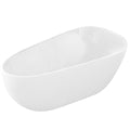 WANNA WOLNOSTOJĄCA BALI 508D BIAŁA PRZELEW CHROM 170x80 CM BALI-508D-170X80
