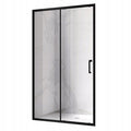 DRZWI PRYSZNICOWE KZ14E CZARNE 135-140 CM 6 MM KZ14E-BL-140