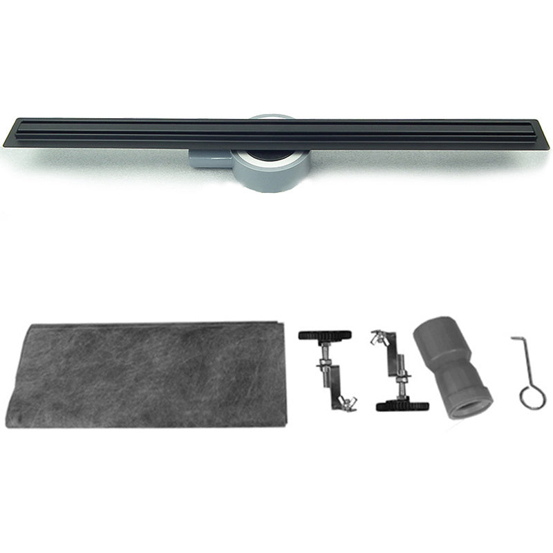 ODPŁYW LINIOWY OBROTOWY SLIM DL03 CZARNY 80 CM DL03-SLIM-BL80