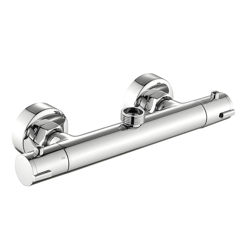 BATERIA PRYSZNICOWA Z TERMOSTATEM ŁAZIENKOWA ŚCIENNA T203A CHROM T203A