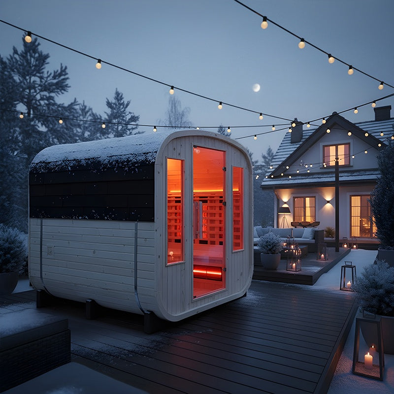 SAUNA OGRODOWA KOMBO FIŃSKA - INFRARED BECZKA VANTA VANTA