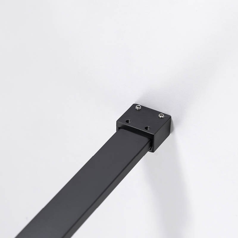 ŚCIANKA PRYSZNICOWA SH05C CZARNA 90 CM 8MM SH05C-BL-90
