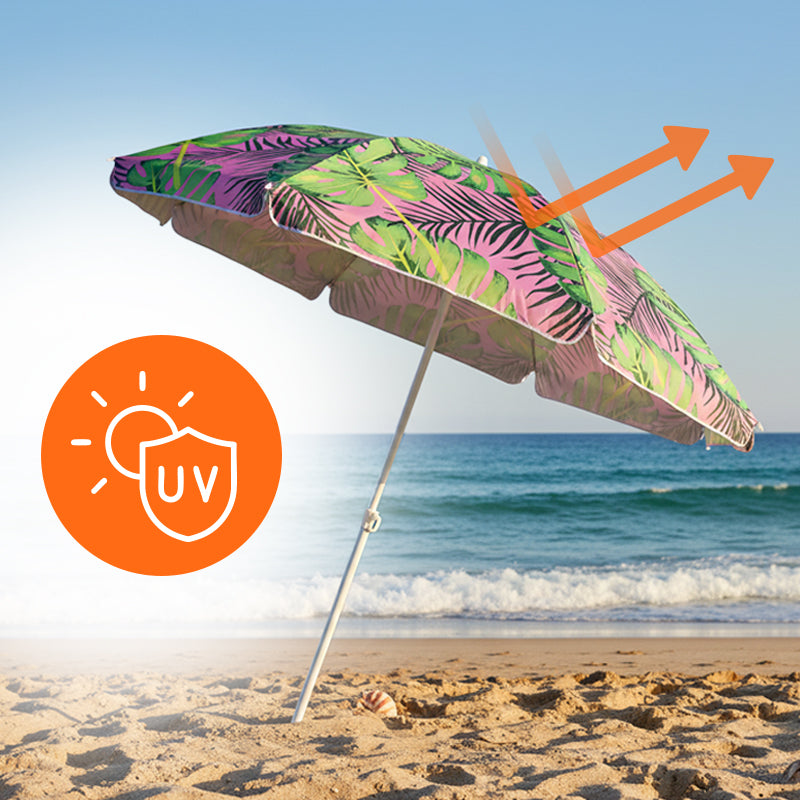 PARASOL PLAŻOWY OGRODOWY BALKONOWY KORAL 1C 180 CM KORAL-1C