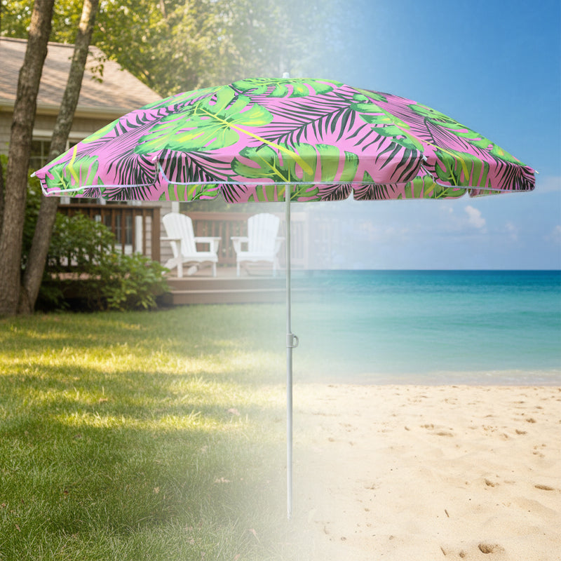 PARASOL PLAŻOWY OGRODOWY BALKONOWY KORAL 1C 180 CM KORAL-1C