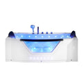WANNA Z HYDROMASAŻEM URAN 931 BIAŁA 170x76 CM URAN-931-170