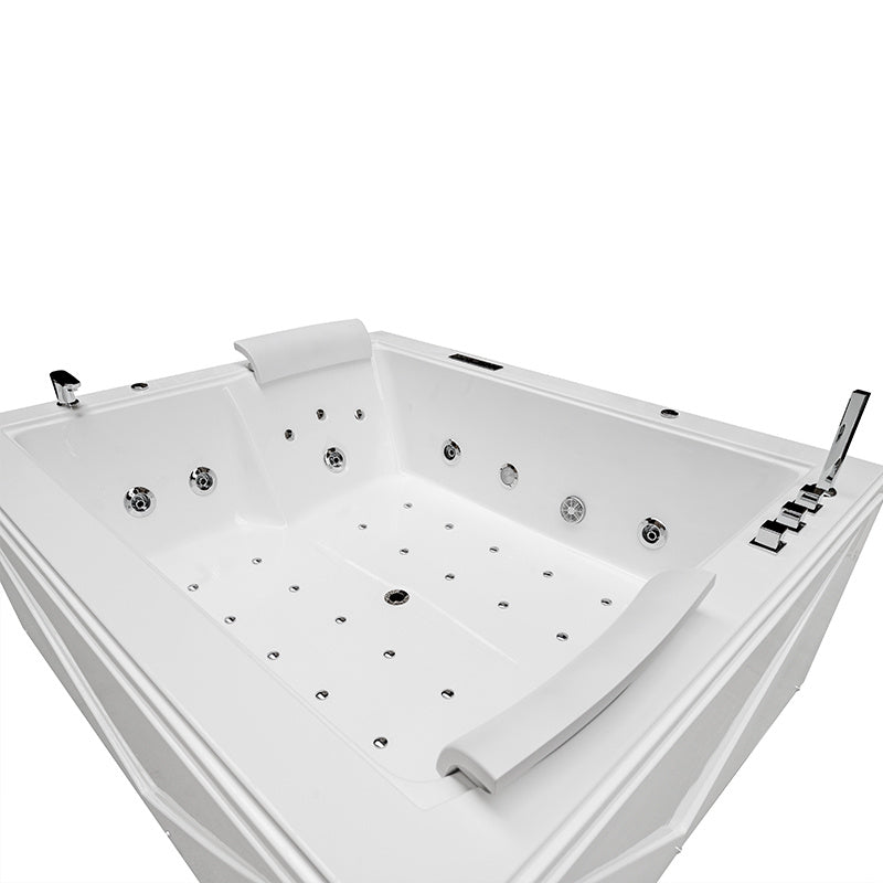 WANNA Z HYDROMASAŻEM DIABLO 666 DO ZABUDOWY BIAŁA 180x150 CM + OBUDOWA DIABLO-666-180+OBUD