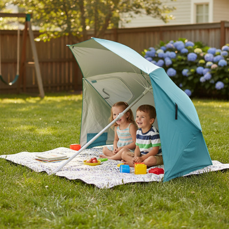 PARASOL PLAŻOWY OGRODOWY BALKONOWY TRITON 1A NIEBIESKI 180 CM TRITON-1A-BLUE