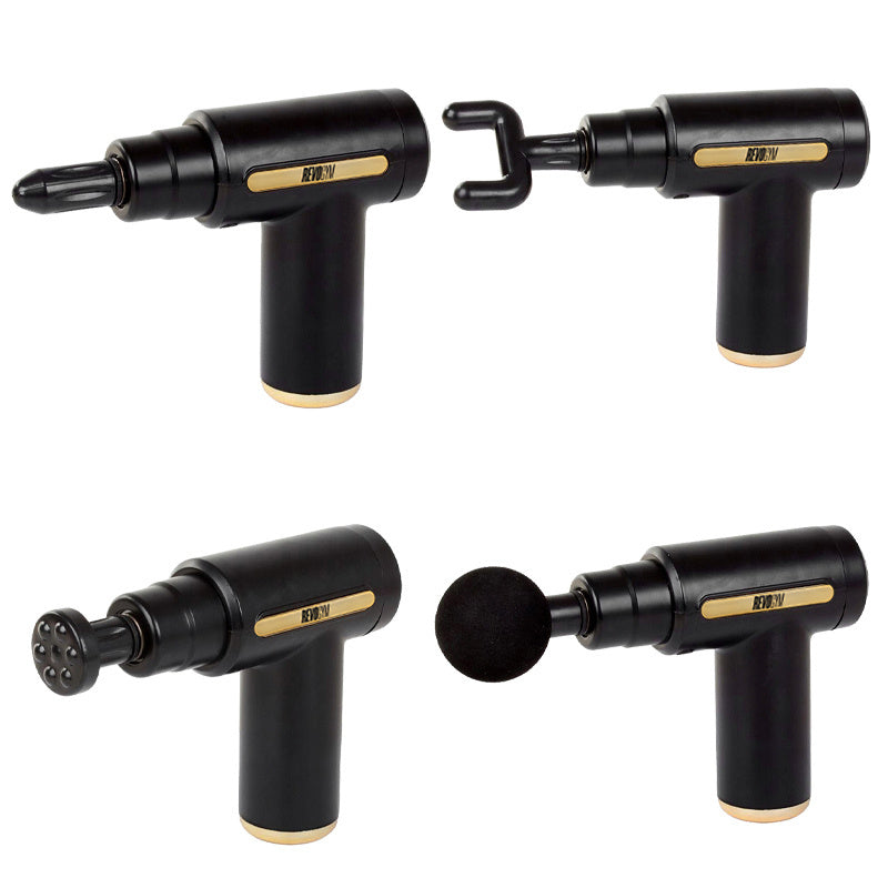 PISTOLET DO MASAŻU MASAŻER DO PLECÓW CIAŁA MASSAGE GUN + 4 KOŃCÓWEK RP07 RP07