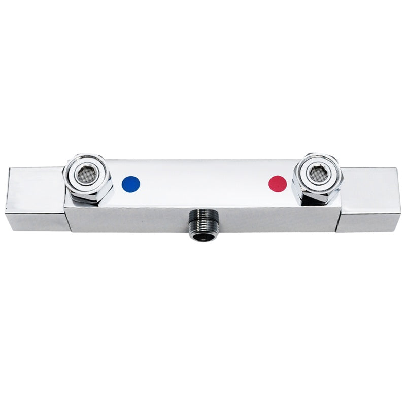 BATERIA PRYSZNICOWA Z TERMOSTATEM I DESZCZOWNICĄ T153A CHROM T153A