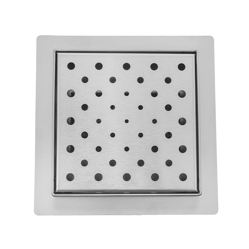 ODPŁYW LINIOWY KWADRATOWY DL06 CIRCLE G7 SATIN 15x15 CM DL06-CIRCLE-G7-ST15
