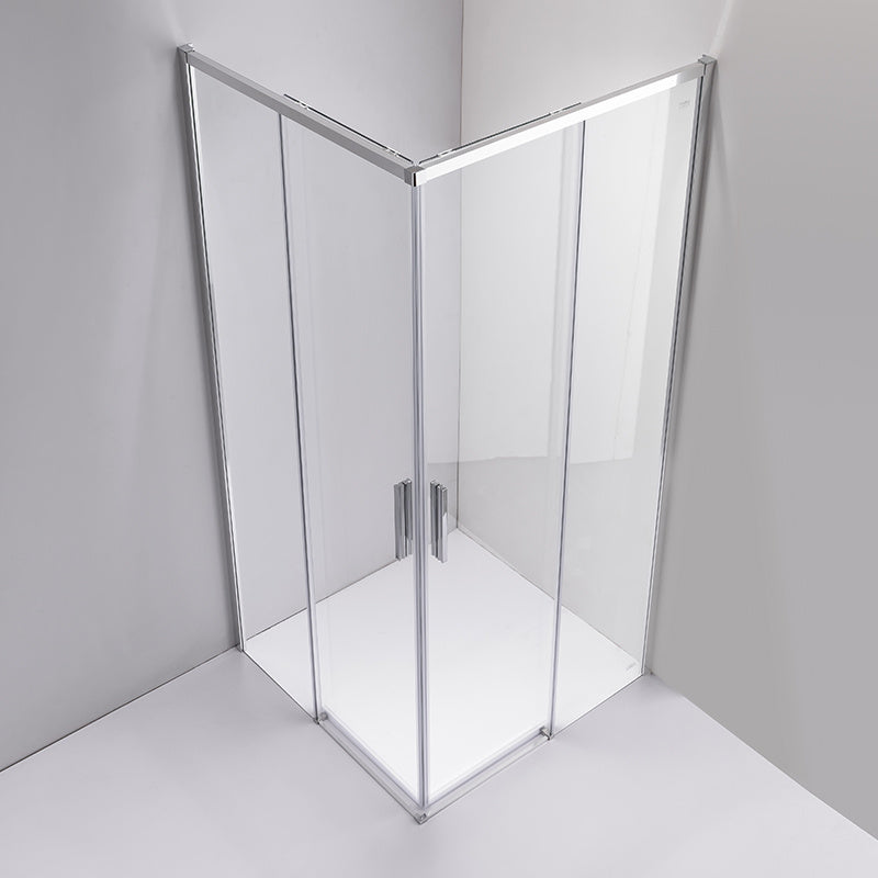 KABINA PRYSZNICOWA KWADRATOWA SUPER SLIM NOVA CHROM 90x90 CM 6 MM NOVA-CH-90X90