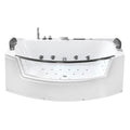 WANNA Z HYDROMASAŻEM SUPREMA 664HL BIAŁA 185x110 CM SUPREMA-664HL-185