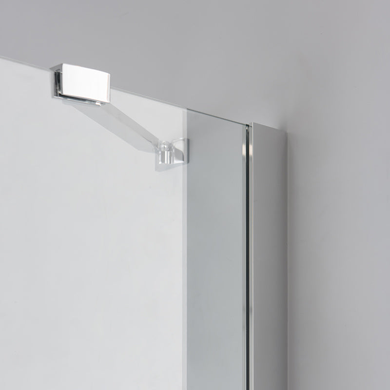 KABINA PRYSZNICOWA PÓŁOKRĄGŁA KZ92B CHROM 90x90 CM KZ92B-90