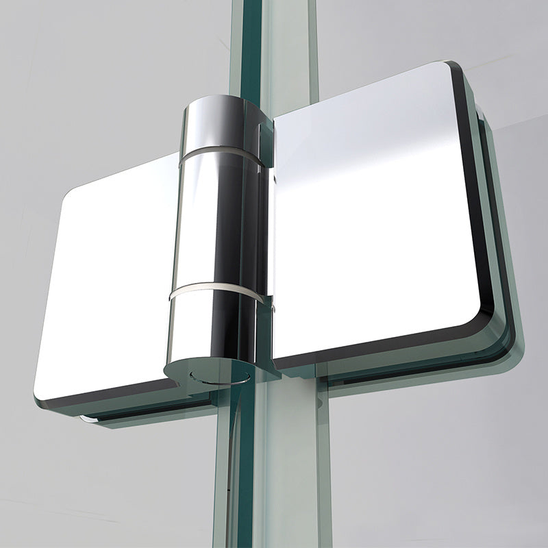 KABINA PRYSZNICOWA PROSTOKĄTNA Z BRODZIKIEM KZ12A/ST03E CHROM/BIAŁY 90x80 CM