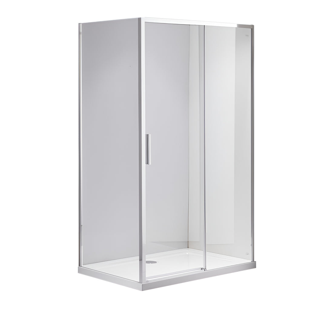 KABINA PRYSZNICOWA PROSTOKĄTNA SUPER SLIM NOVA CHROM 90x80 CM 6 MM NOVA-CH-90X80