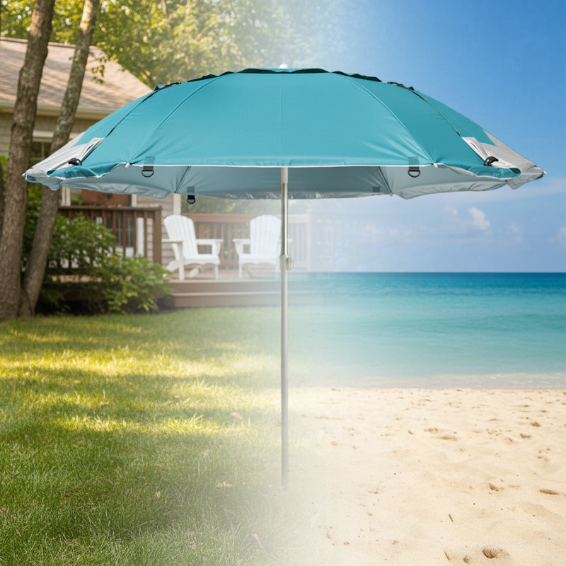 PARASOL PLAŻOWY OGRODOWY BALKONOWY TRITON 1A NIEBIESKI 180 CM TRITON-1A-BLUE