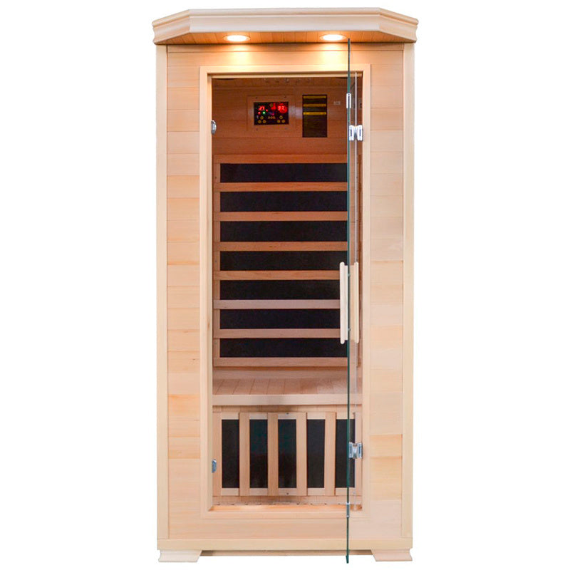 SAUNA SUCHA INFRARED NISKOTEMPERATUROWA LAHTI1 1-2 OSOBOWA 105x90 CM LAHTI1