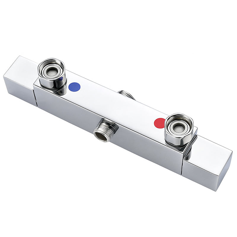 BATERIA PRYSZNICOWA Z TERMOSTATEM ŚCIENNA ŁAZIENKOWA T207A CHROM T207A