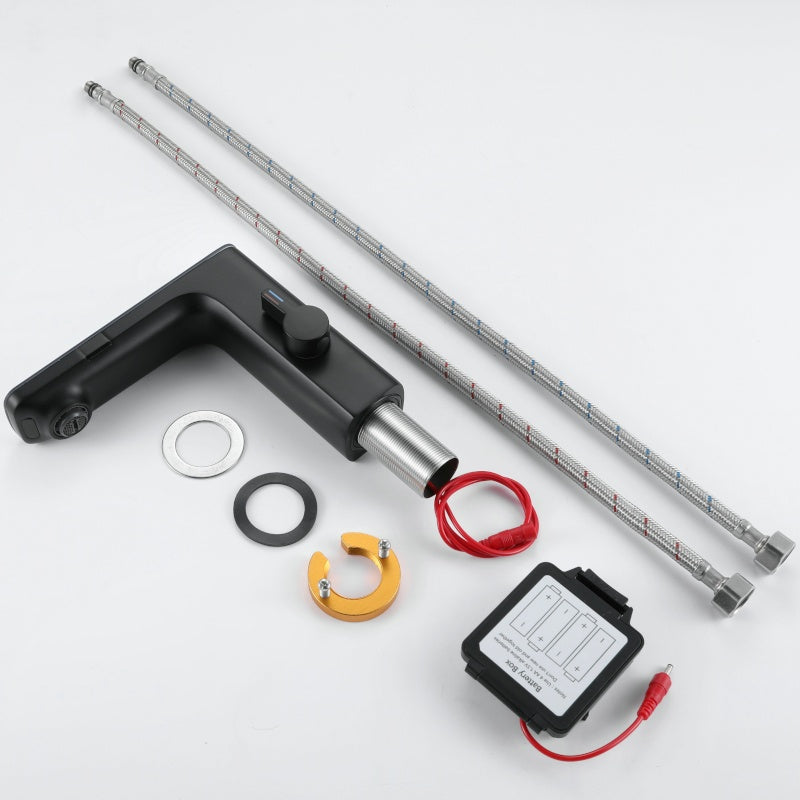 BATERIA ŁAZIENKOWA BEZDOTYKOWA F14-BL CZARNA LCD F14-BL