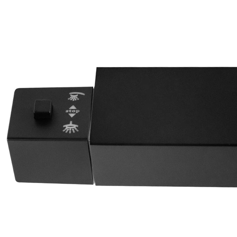BATERIA PRYSZNICOWA Z TERMOSTATEM ŚCIENNA ŁAZIENKOWA T207B-BL CZARNA T207B-BL