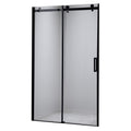 DRZWI PRYSZNICOWE PRZESUWNE DO WNĘKI SH03C CZARNE 105-110 CM 8 MM