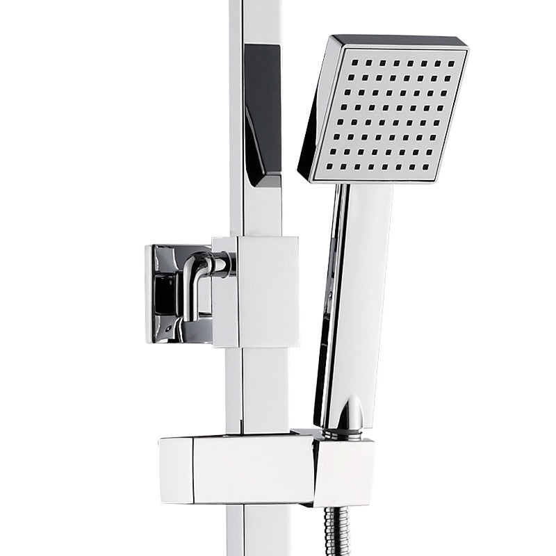 BATERIA PRYSZNICOWA Z TERMOSTATEM I DESZCZOWNICĄ T153A CHROM T153A