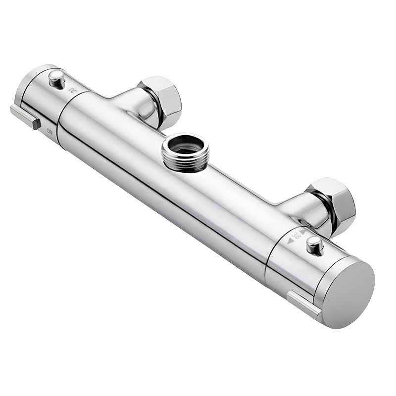BATERIA PRYSZNICOWA Z TERMOSTATEM ŁAZIENKOWA ŚCIENNA T203A CHROM T203A