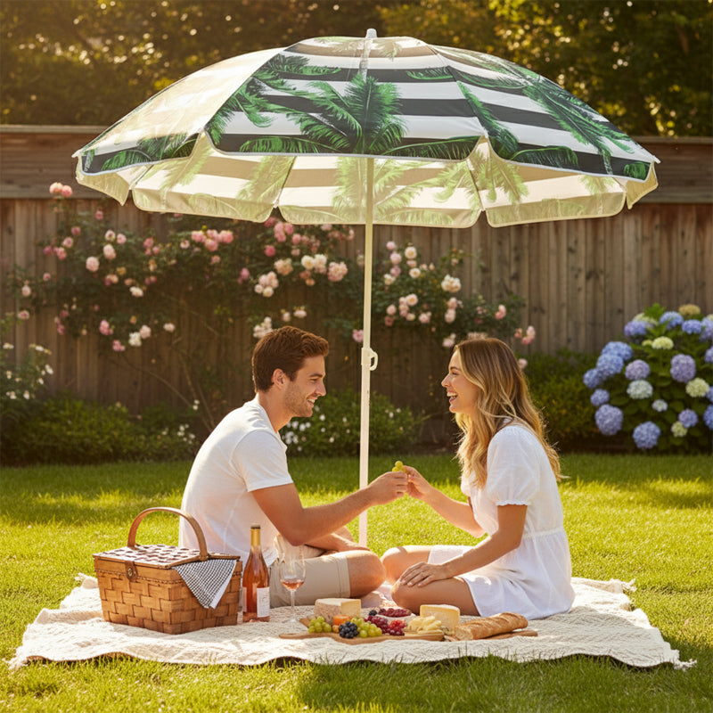 PARASOL PLAŻOWY OGRODOWY BALKONOWY KORAL 1B 180 CM KORAL-1B