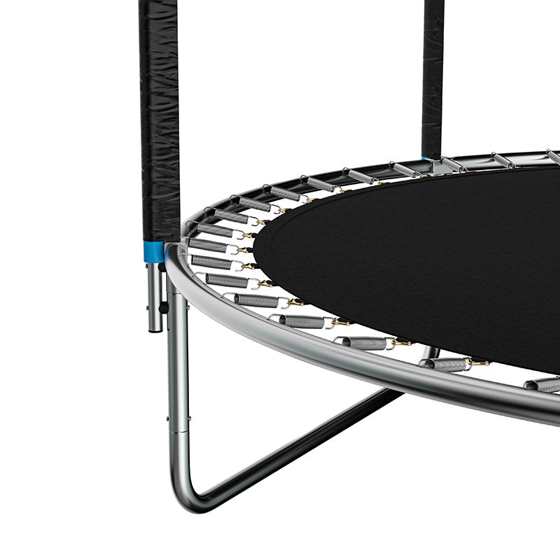 TRAMPOLINA OGRODOWA DLA DZIECI ZUMA 8FT CZARNO/NIEBIESKA 244 CM 8FT-ZUMA-244