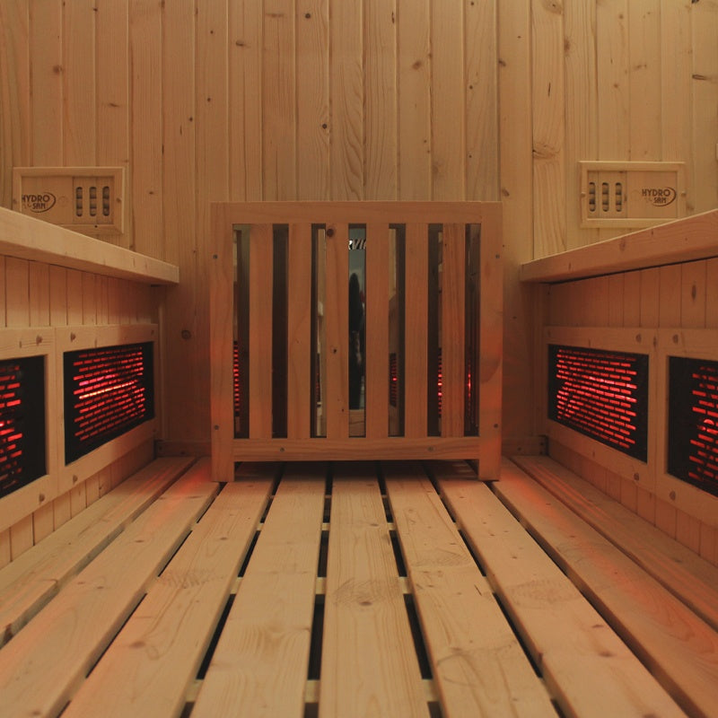 SAUNA OGRODOWA FIŃSKA / INFRARED BECZKA HAMAR 4-6 OSOBOWA 180x200 CM HAMAR