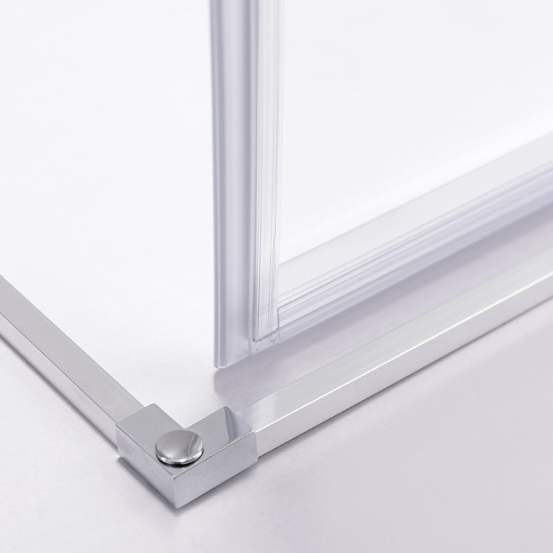 KABINA PRYSZNICOWA KWADRATOWA SUPER SLIM NOVA CHROM 80x80 CM 6 MM NOVA-CH-80X80